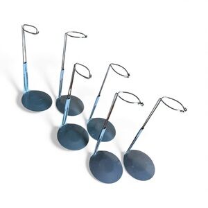 Set of 6 Vintage Metal Doll Stands for Dolls 8-14” Tall